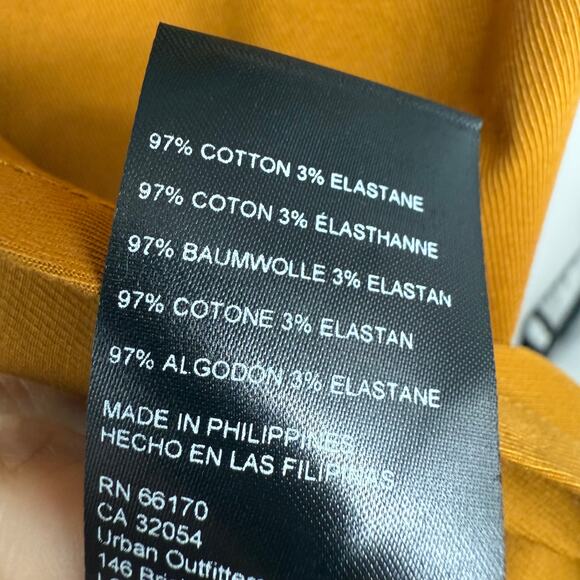 Mustard Wrap Skirt - Picture 8 of 8